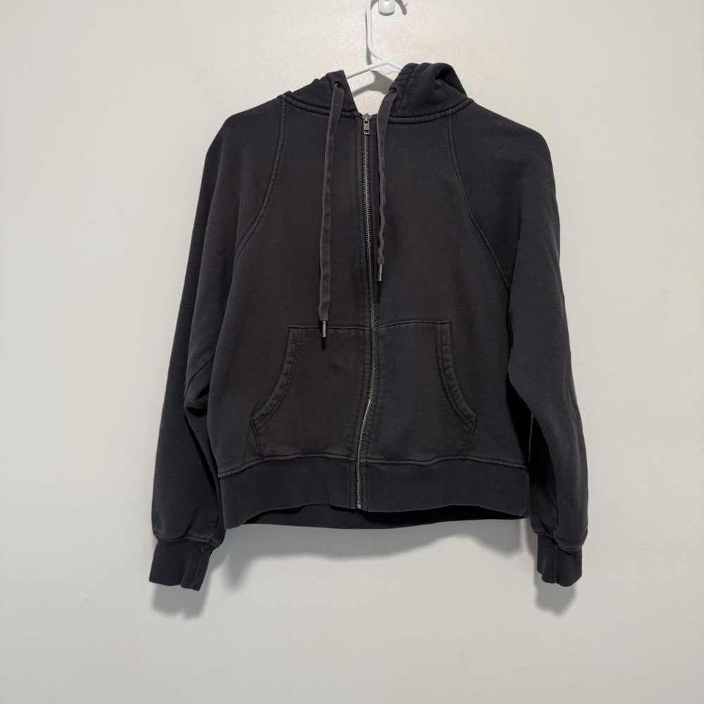 Spiritual Gangster Noir Carpe Diem Everyday Zip Hoodie in Faded Black Size Small - Picture 5 of 7